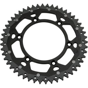 Bagtandhjul 520 DUAL ALUMINIUM/STÅL Sort Moose Racing