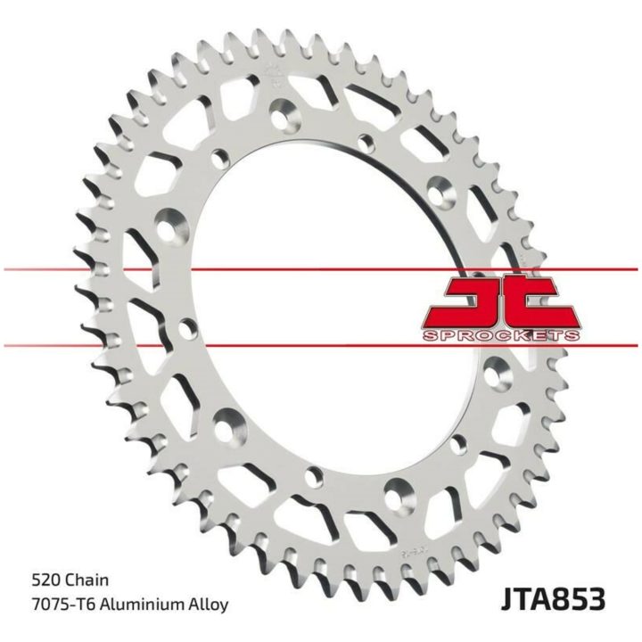 Bagtandhjul Aluminium JT SPROCKETS Sort – billede 2