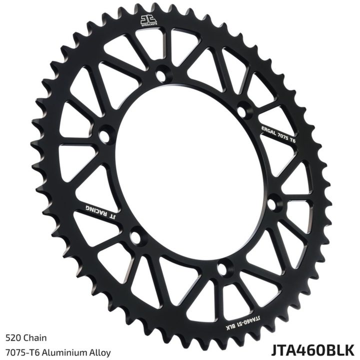 Bagtandhjul Aluminium JT SPROCKETS Sort – billede 2