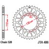 Bagtandhjul Aluminium Letvægt Sort JT SPROCKETS – miniature 1