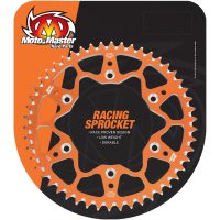 Bagtandhjul Aluminium Orange MOTO-MASTER