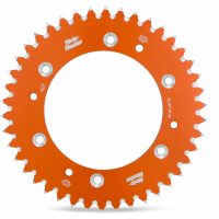 Bagtandhjul Aluminium Sort MOTO-MASTER