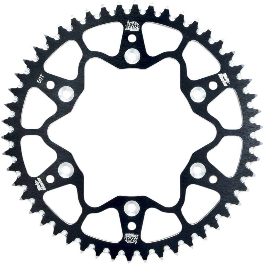 Bagtandhjul Aluminium Sort MOTO-MASTER 47/520