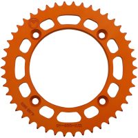 Bagtandhjul Orange Aluminium Moose Racing