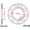 Bagtandhjul Stål JT 50 tand - Stål - Bag (420 kæde) – miniature 2