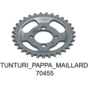 Bakdrev 33 tänder (415) Tunturi Pappa - Maillard Tec-X