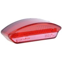 Baklykta Rött glas Led Nummerplåtsbelysning E-märkt Forte