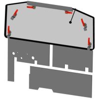Bakpanel komplett Can-Am Defender/Traxter 2025 DFK