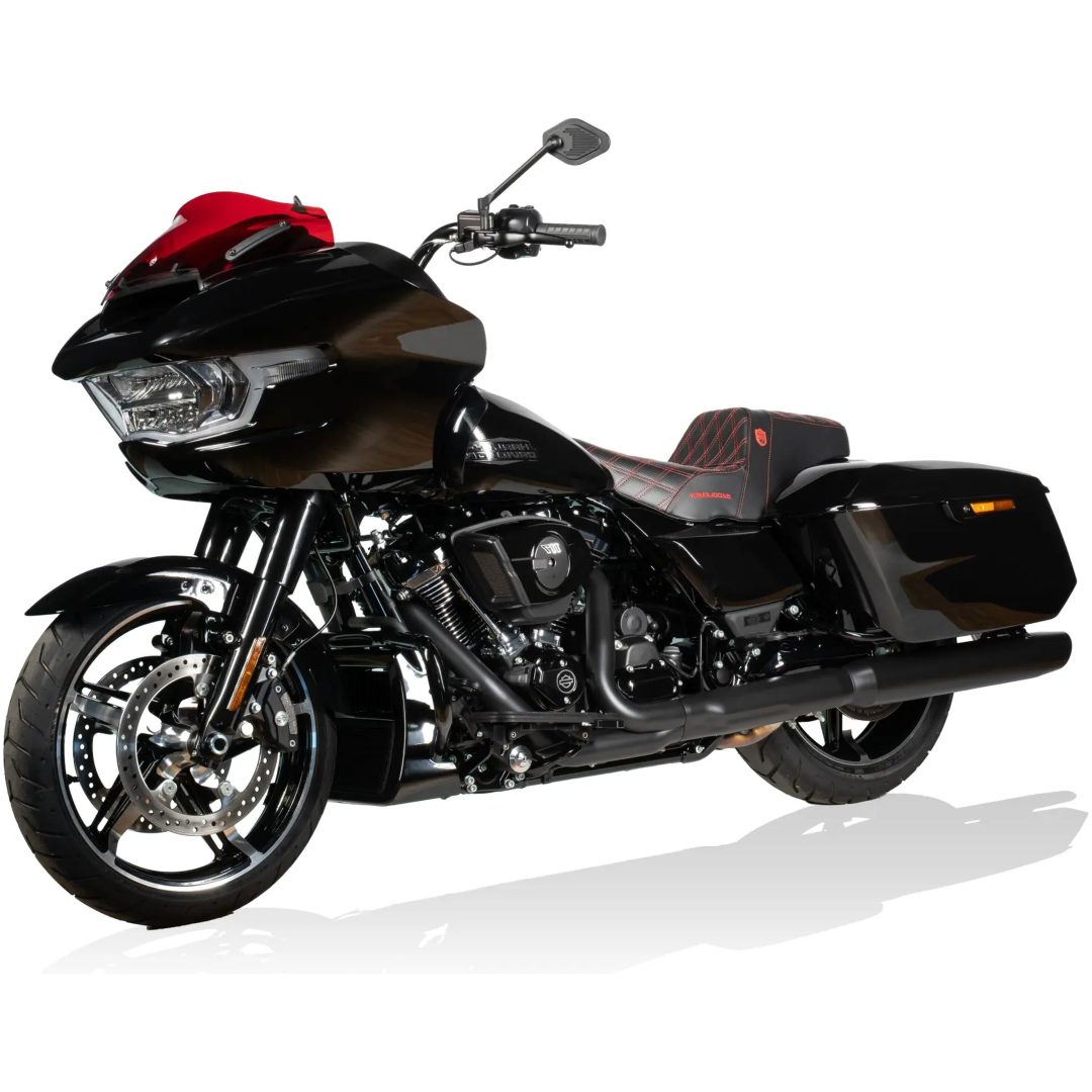Bakspejl Justerbar Lang Stang Black Edition Sort DRAG SPECIALTIES – billede 4