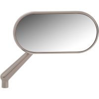 Bakspejl Oval Anodiseret/Grå/Titanium Aluminium ARLEN NESS