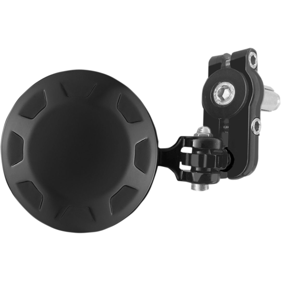 Bakspejl Rund Sort/mat PARTS UNLIMITED – billede 2