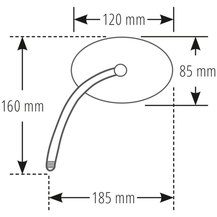 Bakspejl Sort HIGHSIDER – billede 8