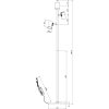 Balder Gulvlampe 3, Hvid/krom ANETA HOME Sokkel GU10 Hvid /Krom – miniature 2