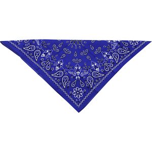 Bandana Paisley Marineblå Hvid ZAN HEADGEAR