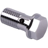 BANJO BOLT 10MM M10X1.25 CHROME