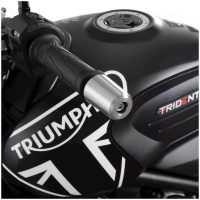 Bar Ends Stainless Steel - Triumph R&G Racing