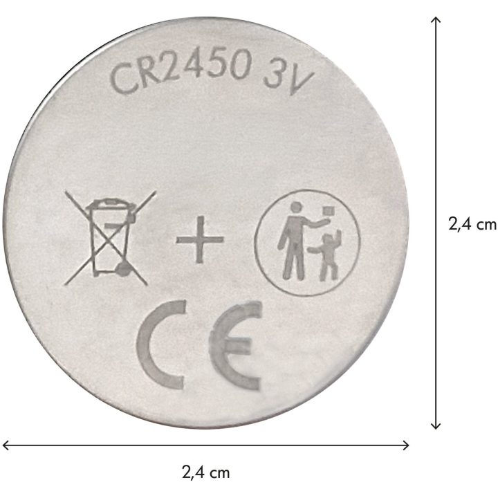 Batteri 6-pak CR2450 Sølv Star Trading – billede 4