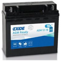 Batteri AGM(SLA)12-18, 12V 18 Ah Hö PP EXIDE