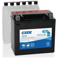 Batteri ETX14-BS, 12V 12Ah EXIDE