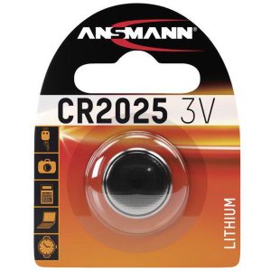 Batteri Knappcell 3V Litium CR2025, 1-pack ANSMANN