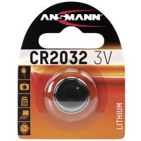 Batteri Knappcell 3V Litium CR2032, 1-pack ANSMANN