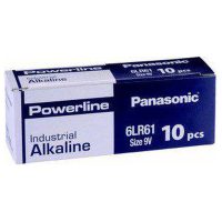 Batteri Panasonic 10-pack 9V Hel kartong = 12st (120) 9v