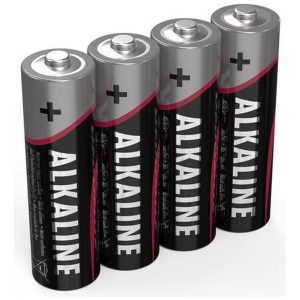 Batteri Powerline Mignon 1,5V Alkaline AA LR6, 4-pack ANSMANN