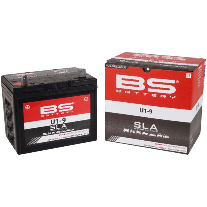 Batteri Sla Factory-activated Agm Vedligeholdelsesfrit Sort BS BATTERY – billede 2