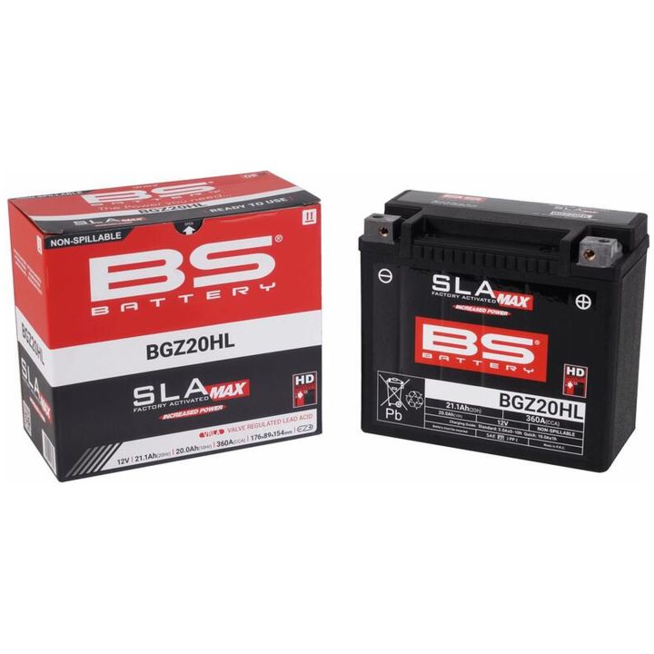 Batteri Vedligeholdelsesfri AGM BS Battery – billede 2