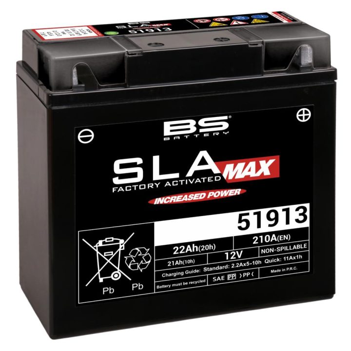 Batteri Vedligeholdelsesfri AGM BS Battery 51913 – billede 2