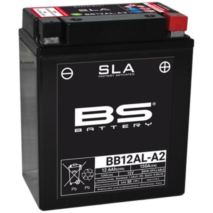 Batteri Vedligeholdelsesfri AGM BS Battery BB12AL-A2 – billede 3