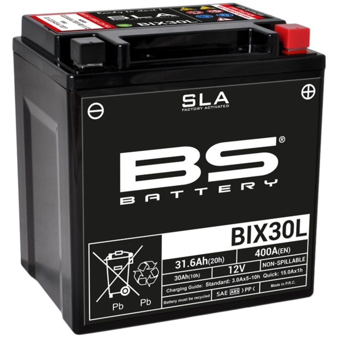 Batteri Vedligeholdelsesfri AGM BS Battery BIX30L