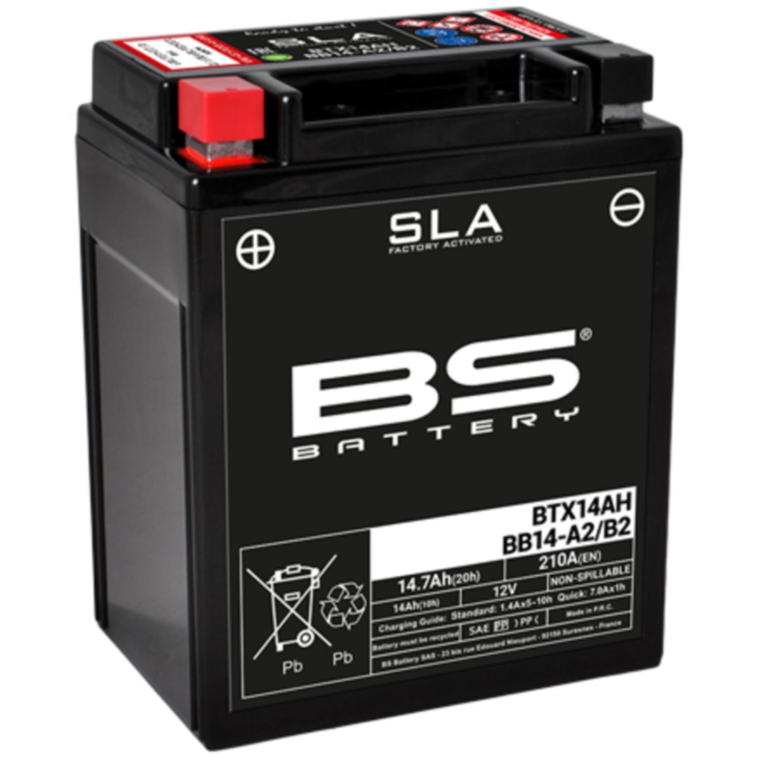 Batteri Vedligeholdelsesfri AGM BS Battery BTX14AH – billede 3