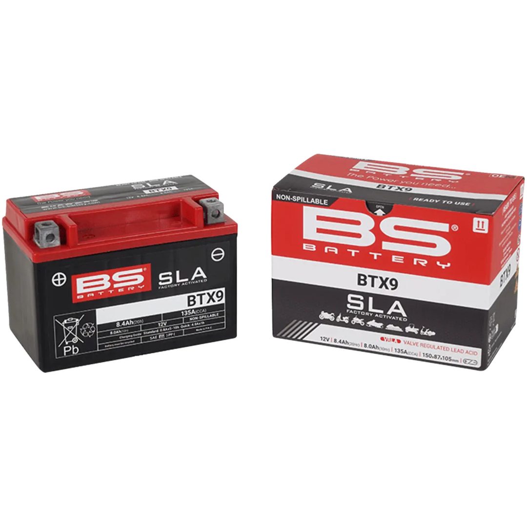 Batteri Vedligeholdelsesfri AGM BS Battery BTX9 – billede 3