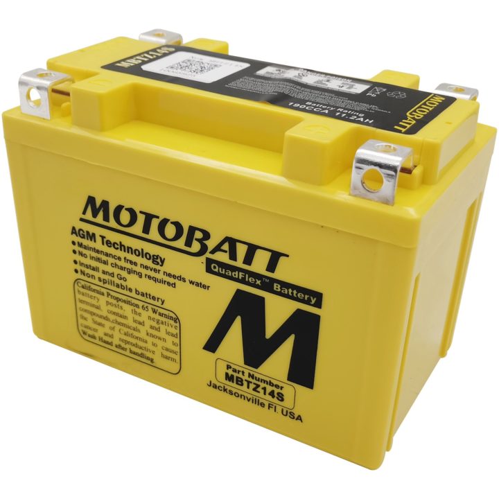 Batteri Vedligeholdelsesfrie Motobatt MBTZ14S – billede 2