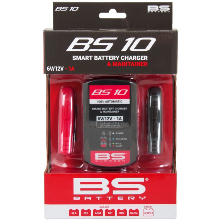 Batterioplader BA10 6V 12V-1A BS BATTERY – billede 7