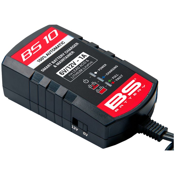Batterioplader Kombineret Sort/rød BS BATTERY – billede 6