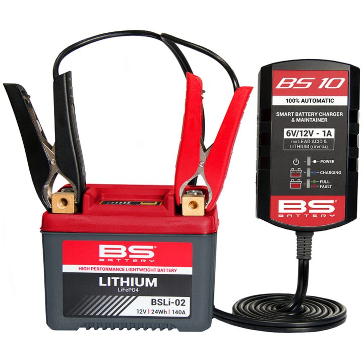 Batterioplader Kombineret Sort/rød BS BATTERY – billede 7