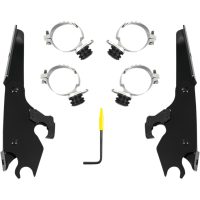 Batwing Trigger-Lock Monteringssæt Sort MEMPHIS SHADES