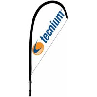Beach Flag Tecnium