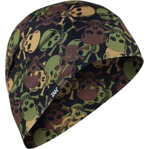 Beanie Sportflex Allover Skull Sort Brun Camouflage Grøn Tan ZAN HEADGEAR