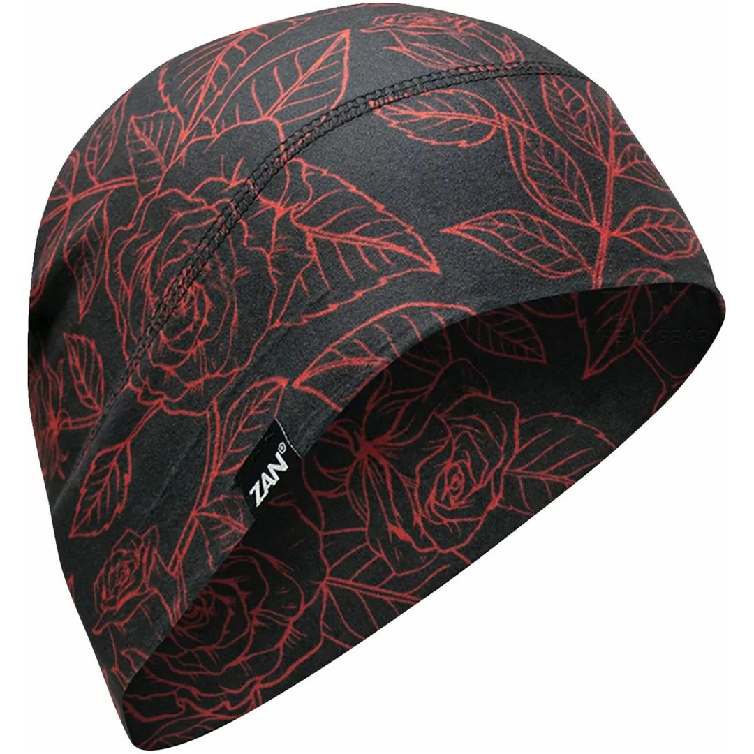 Beanie Sportflex Sort/rød ZAN HEADGEAR