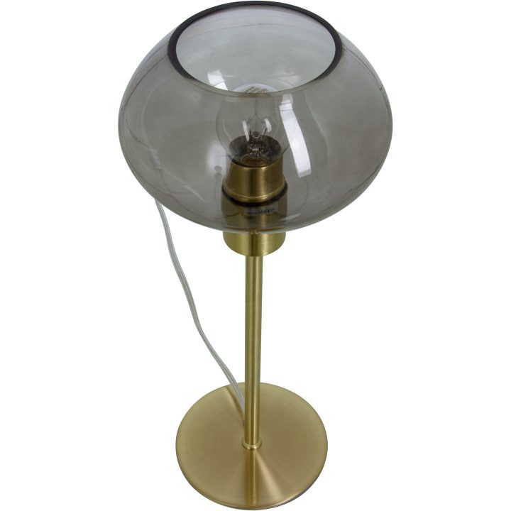 Bell Bordlampe Høj, Mat Messing/røg ANETA HOME Sokkel E14 Mat Messing /Røg – billede 2