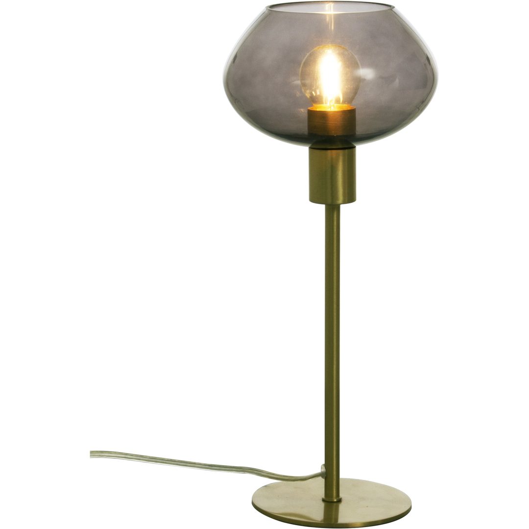 Bell Bordlampe Høj, Mat Messing/røg ANETA HOME Sokkel E14 Mat Messing /Røg