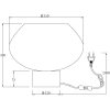 Bell Bordlampe Stor, Mat Messing/røg ANETA HOME Fatning E27 Mat Messing /Røg – miniature 6
