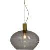 Bell Loftlampe 35cm, ANETA HOME Mat Messing /Røg – miniature 1