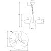 Bell Loftlampe ANETA HOME Sort /Opalhvid – miniature 8
