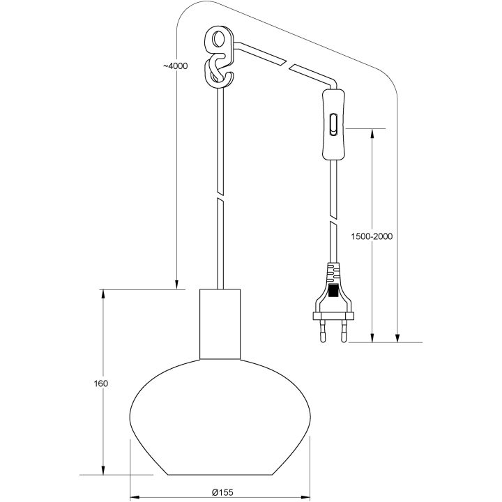 Bell Vindueslampe, ANETA HOME Mat Messing /Røg – billede 8