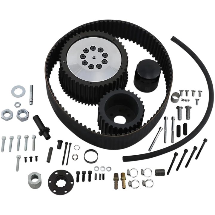 Belt Drive Kit Monster med Outboard Support Bearing Aluminium Stål BELT DRIVES LTD. – billede 2