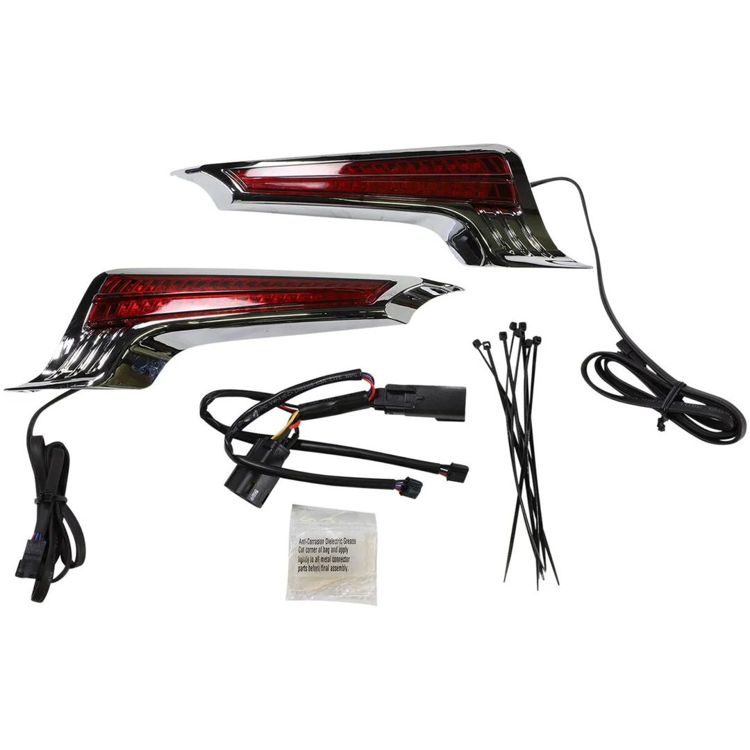 Belysningspanel Filler Panel Accent Lights Rød/Krom CIRO Accentbelysning
